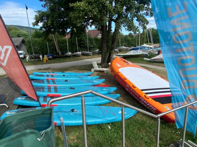 location de paddle et kayak lac annecy
